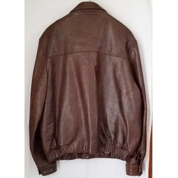 Johnston & Murphy Lambskin Leather Jacket XL - Picture 4 of 9